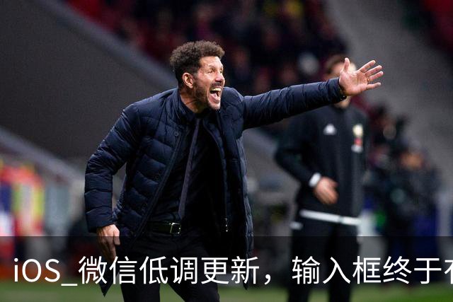 iOS 微信低调更新，输入框终于有开关了！